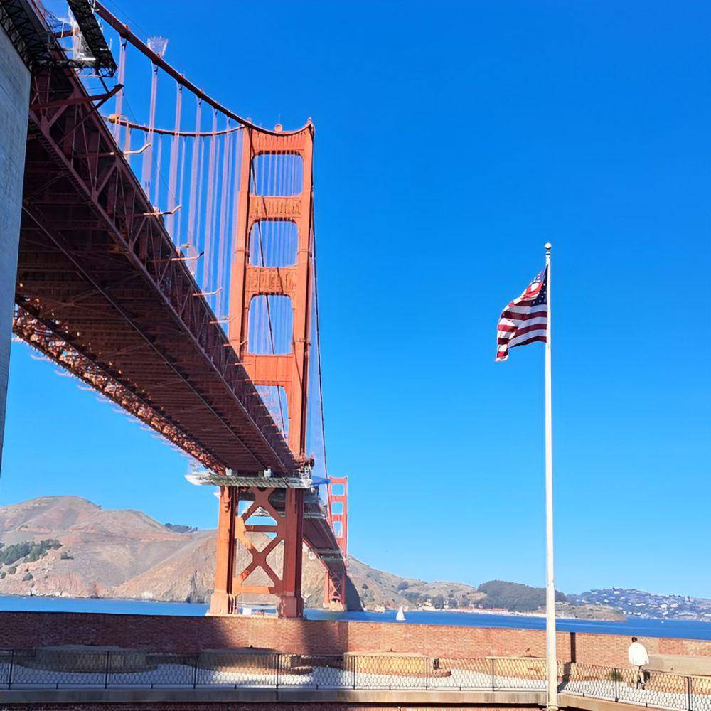 Fort Point National Historic Site, San Fransisco-Amerika Serikat (instagram.com/nozomiofthegalaxy)