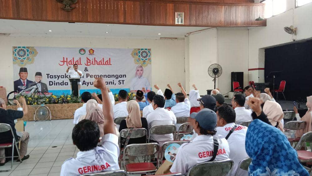 Ketua Gerindra Jateng Sudaryono saat acara tasyakuran. (IDN Times/Fariz Fardianto)