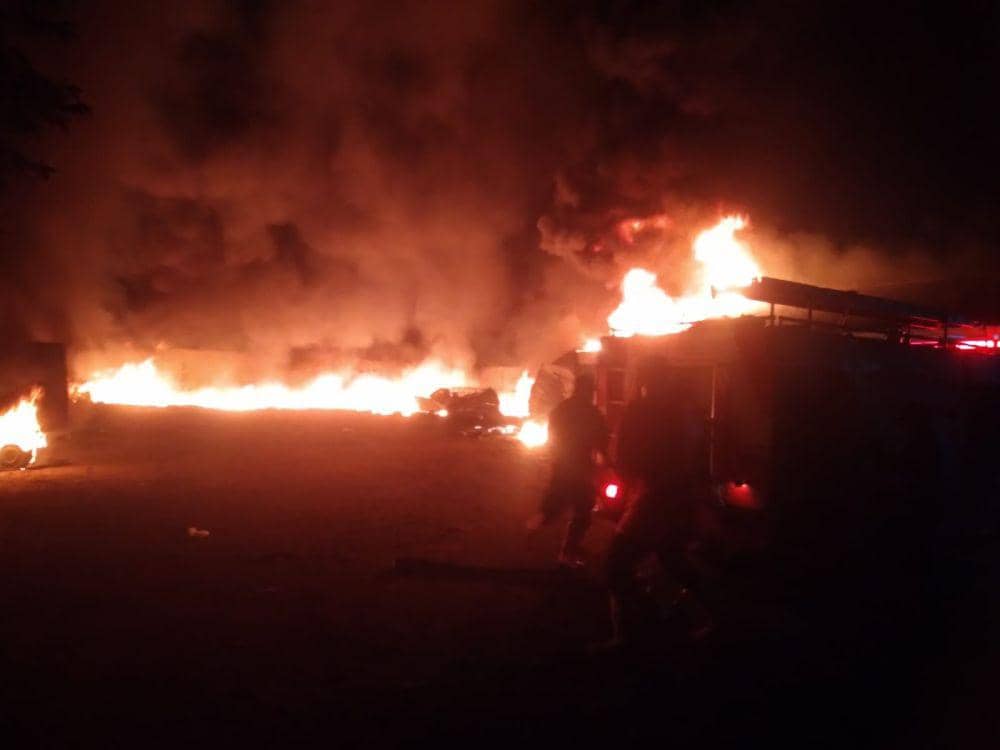 Polda Lampung Libatkan Puslabfor Selidiki Kebakaran Gudang BBM Lamsel