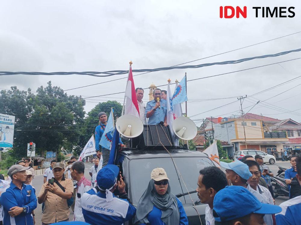 Minta Kajian, DPRD Lampung Klaim Bakal Tindaklanjuti Tuntutan Buruh
