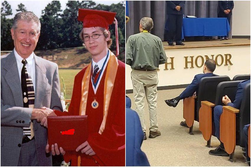 8 Foto Membingungkan saat Acara Wisuda, Tangannya kok Jadi Banyak?