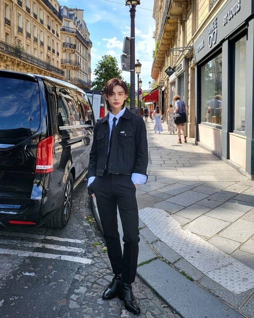 potret Hyunjin Stray Kids (instagram.com/realstraykids)