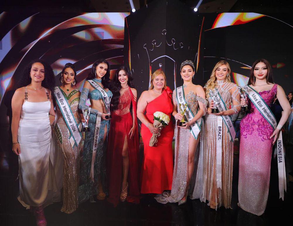 7 Potret Kompilasi Valerie Avril di Final Miss Eco International 2024