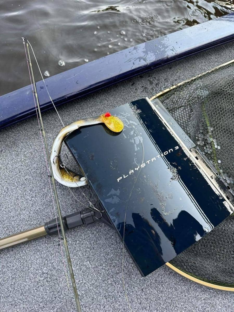 potret tangkapan aneh saat memancing (reddit.com/user/Loddez)