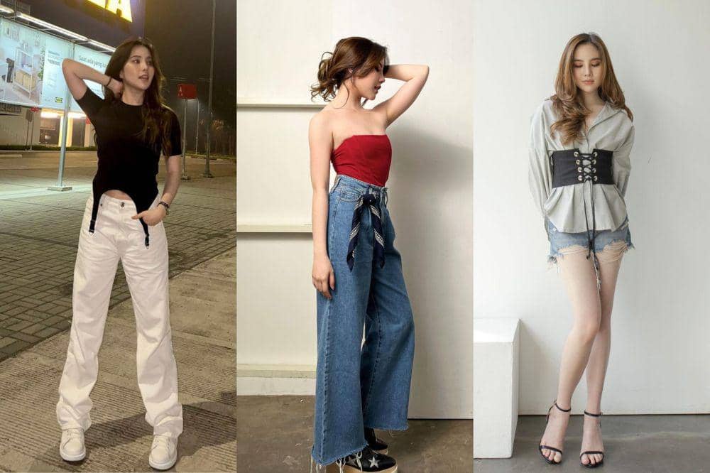 8 Outfit Kasual Pakai Celana Jeans ala Agatha Chelsea, Tetap Trendi!