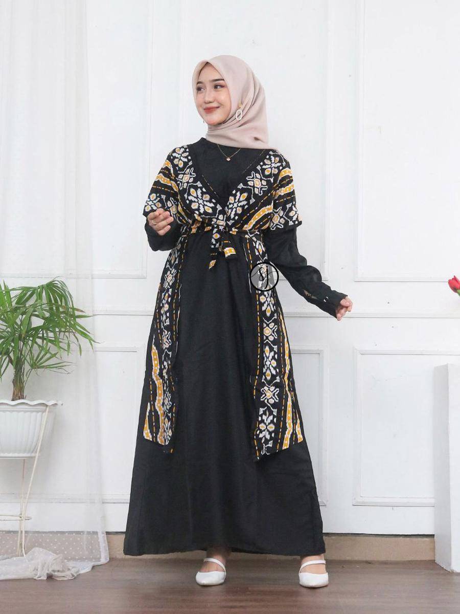 Rekomendasi Seragam Baju Batik Umroh Perempuan (Shopee.com/Baraja Fashion Store)