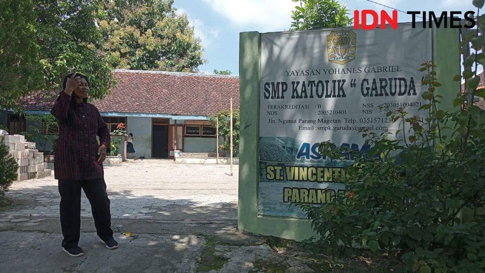 Gunarti kepala Sekolah SMPK Garuda. IDN Times/ Riyanto