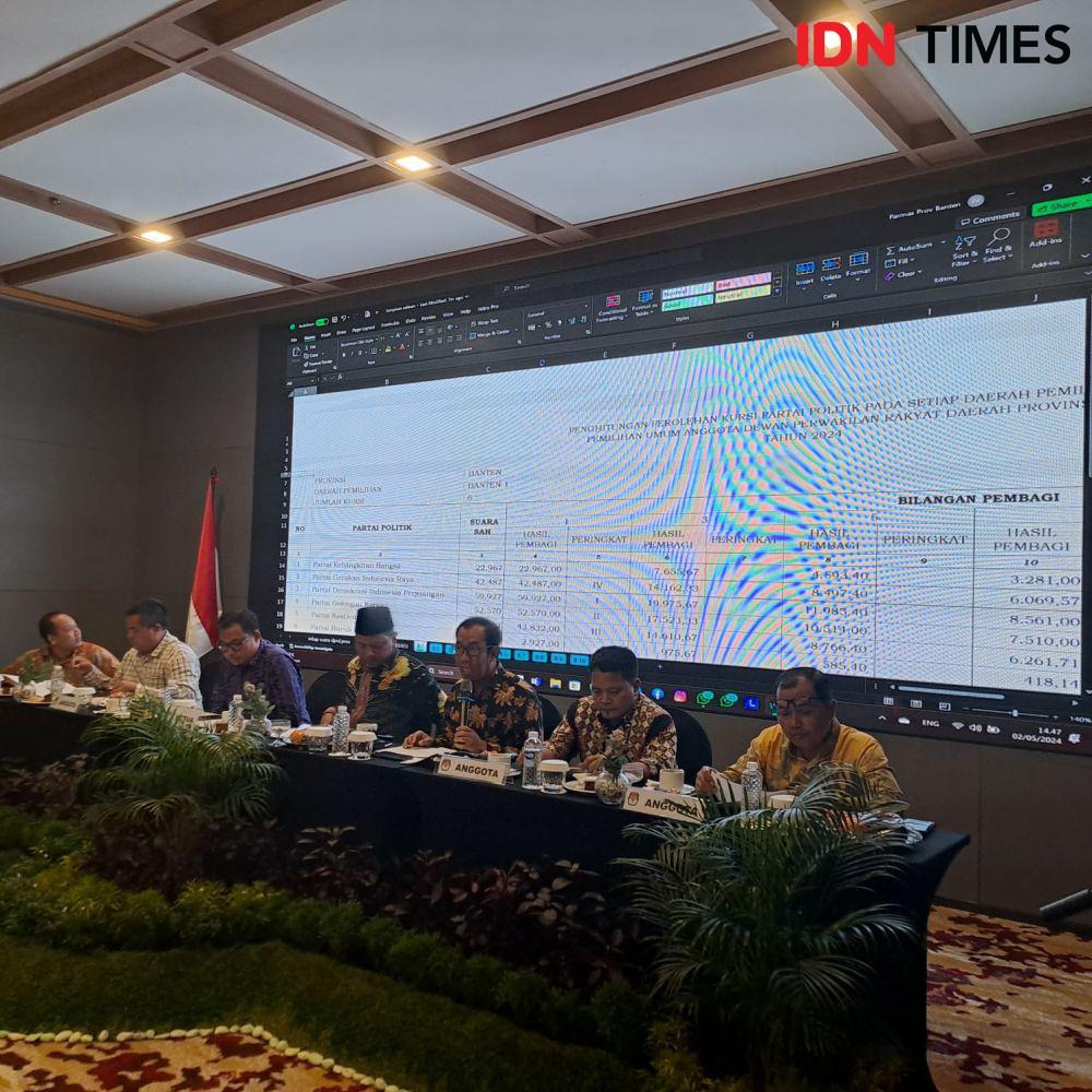 Ini Nama-nama 100 Caleg DPRD Banten Terpilih Periode 2024-2029