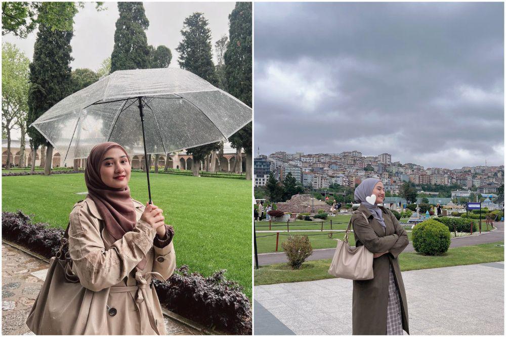 10 Potret Nadzira Shafa Wisata Religi ke Turki, Healing!