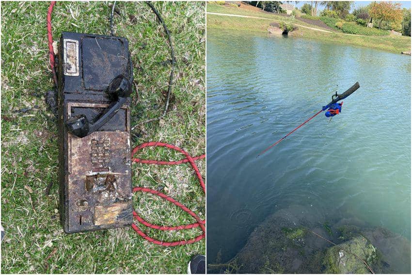 7 Hasil Tangkapan Aneh saat Memancing, Ada HP sampai Telepon Umum?