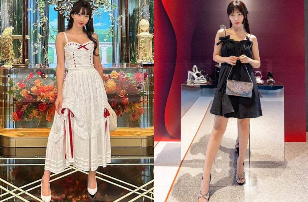 9 Inspirasi Outfit Girly ala Sunny Dahye, Looks Pretty!