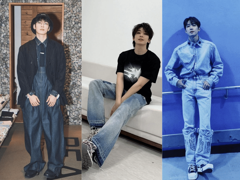 7 Inspirasi OOTD Serba Denim ala Wonwoo SEVENTEEN, Timeless Chic!