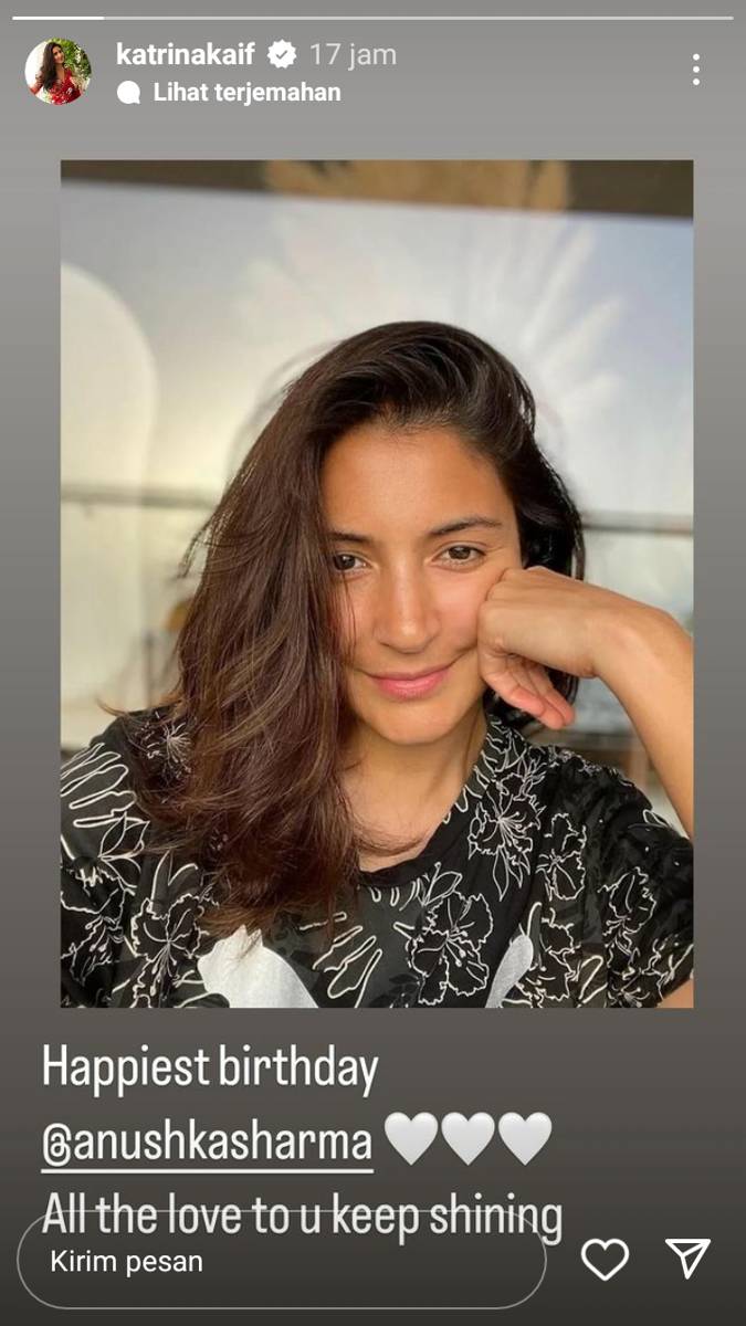unggahan Katrina Kaif (instagram.com/katrinakaif)
