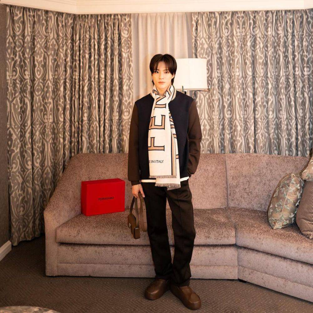 outfit old money ala Jeno NCT (instagram.com/leejen_o_423)