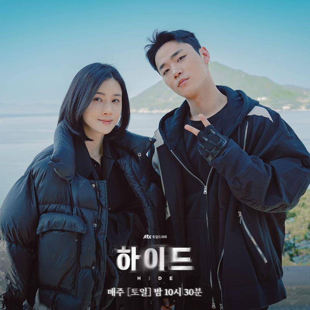 Momen di balik layar drakor Hide (instagram.com/jtbcdrama)