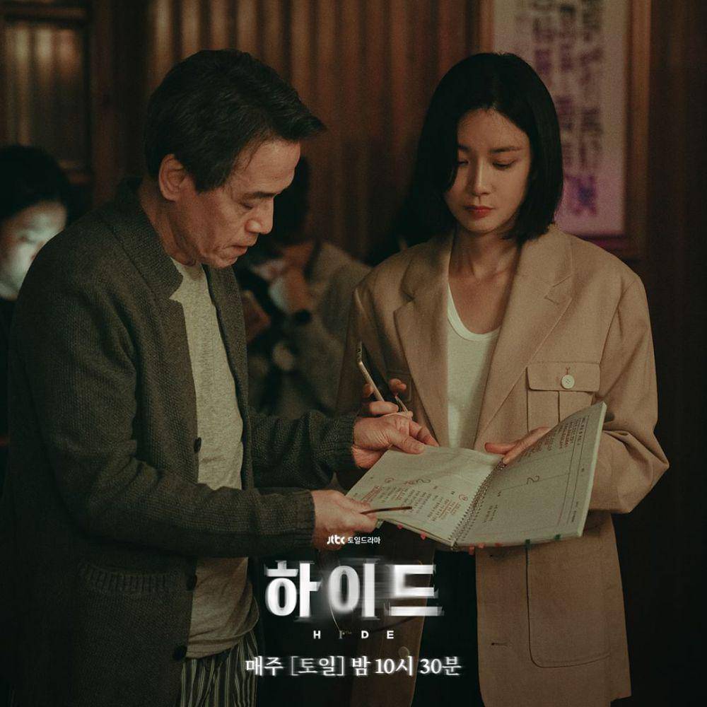Momen di balik layar drakor Hide (instagram.com/jtbcdrama)