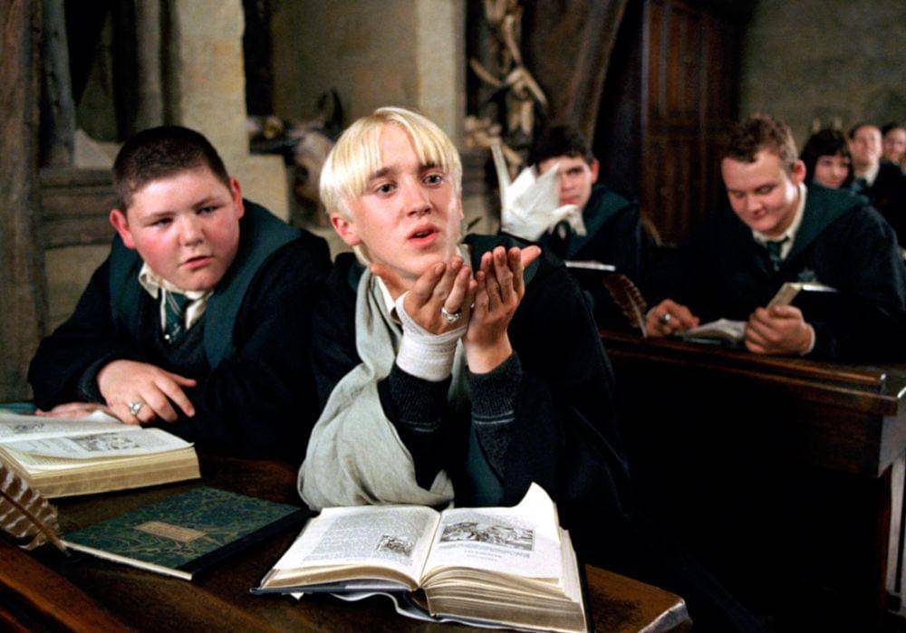 Vincent Crabbe dan Draco Malfoy