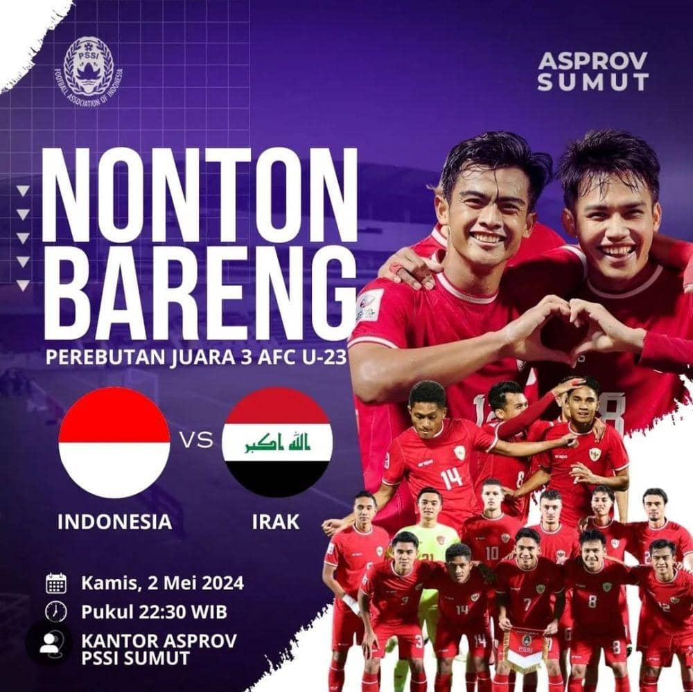 Nonton bareng di Asprov PSSI Sumut (instagram/asprovpssisumut)