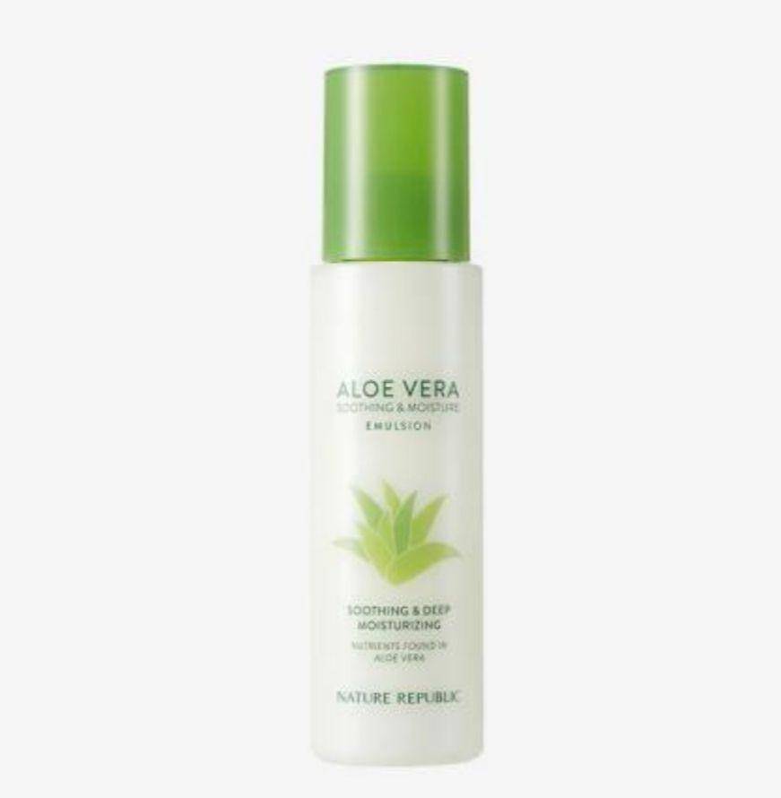 Nature Republic Soothing and Moisture Aloe Vera 80% Emulsion (naturerepublic.id)