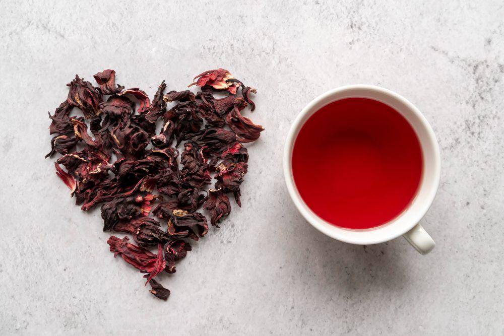 ilustrasi teh hibiscus (freepik.com/freepik)