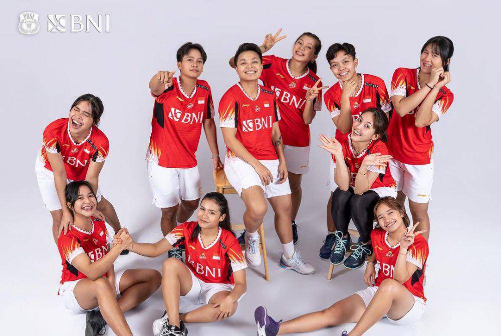 Tim Uber Cup Indonesia 2024 (instagram.com/badminton.ina)