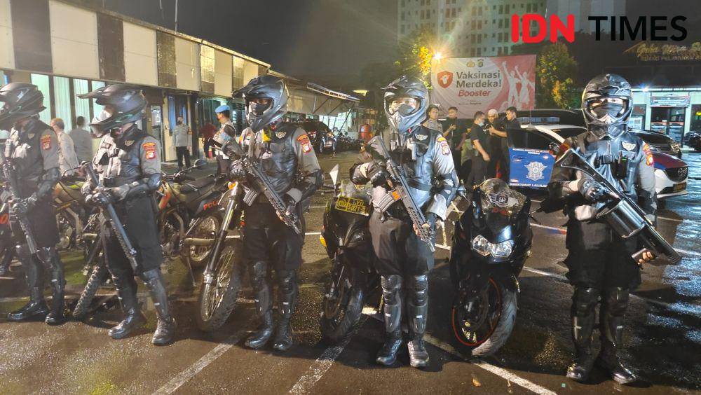 Tim Perintis Presisi Polres Metro Depok berusaha menciptakan suasana kondusifitas di Kota Depok. (IDNTimes/Dicky)