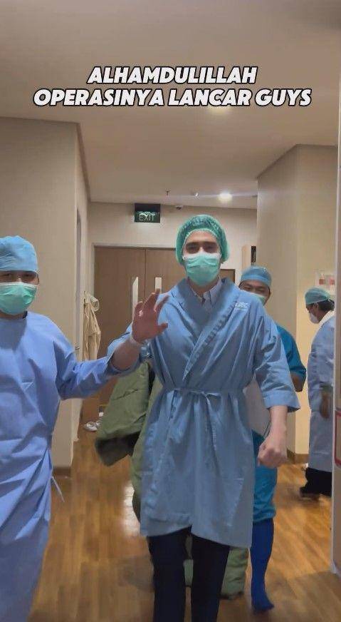 Verrell operasi mata (Instagram.com/bramastavrl)