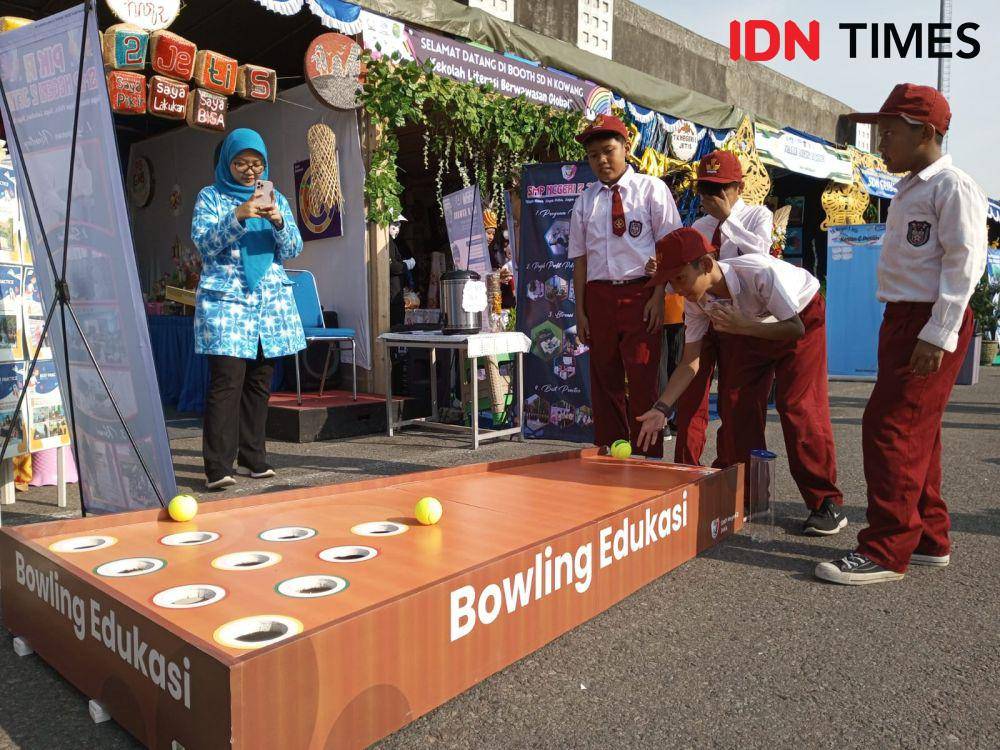 Bantul School Expo 2024.(IDN Times/Daruwaskita)