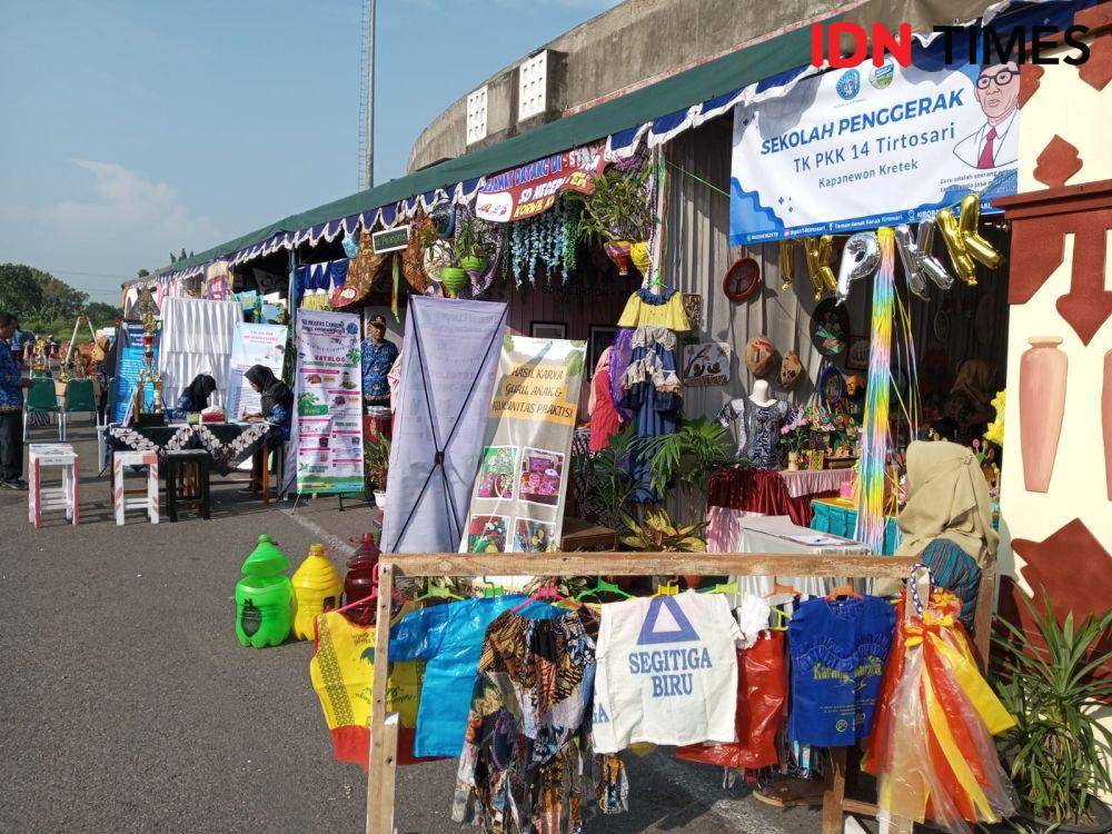 Bantul School Expo 2024.(IDN Times/Daruwaskita)