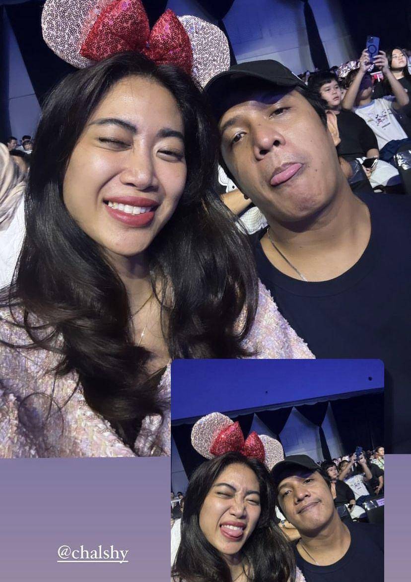 potret Virgoun temani Starla nonton Disney on Ice (Instagram.com/widikidiwdkdw)