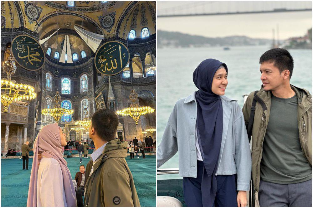 8 Potret Dimas Seto dan Dhini Aminarti ke Turki, Liburan Romantis!