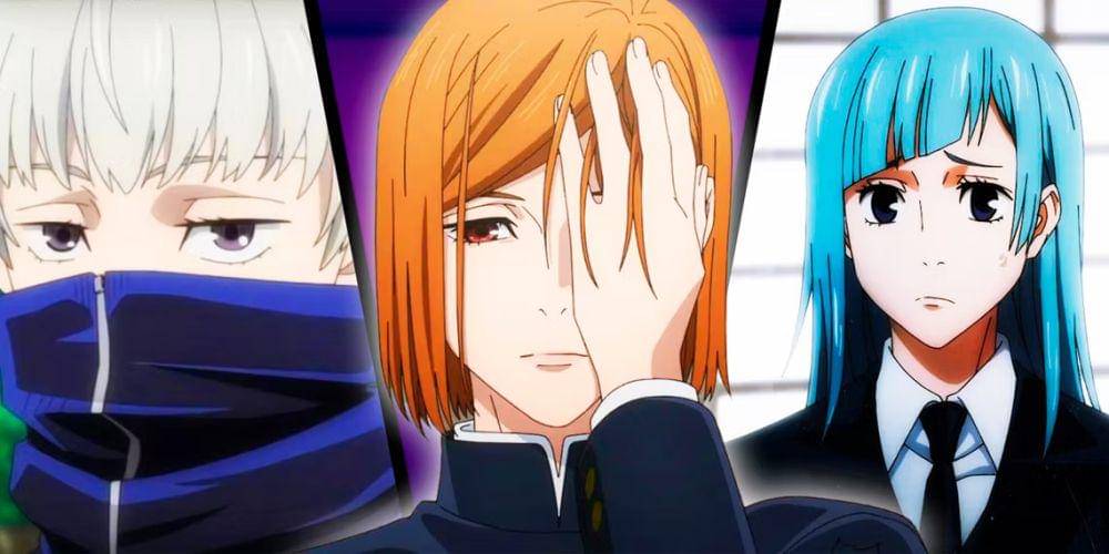 Toge Inumaki, Nobara Kugisaki dan Kasumi Miwa karakter Jujutsu Kaisen (dok. MAPPA/Jujutsu Kaisen)