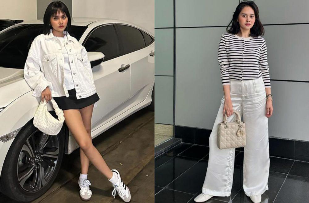 10 Gaya OOTD ala Permesta Dhyaz, Mama Muda Putri Farida Nurhan!