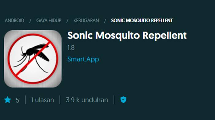 Sonic Mosquito Repellent (dok. Uptodown)