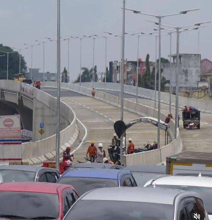 Fly over sekip ujung palembang (instagram/ssci.palembang)