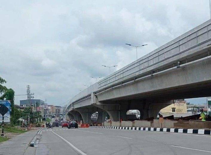Fly over sekip ujung palembang (instagram/ssci.palembang)