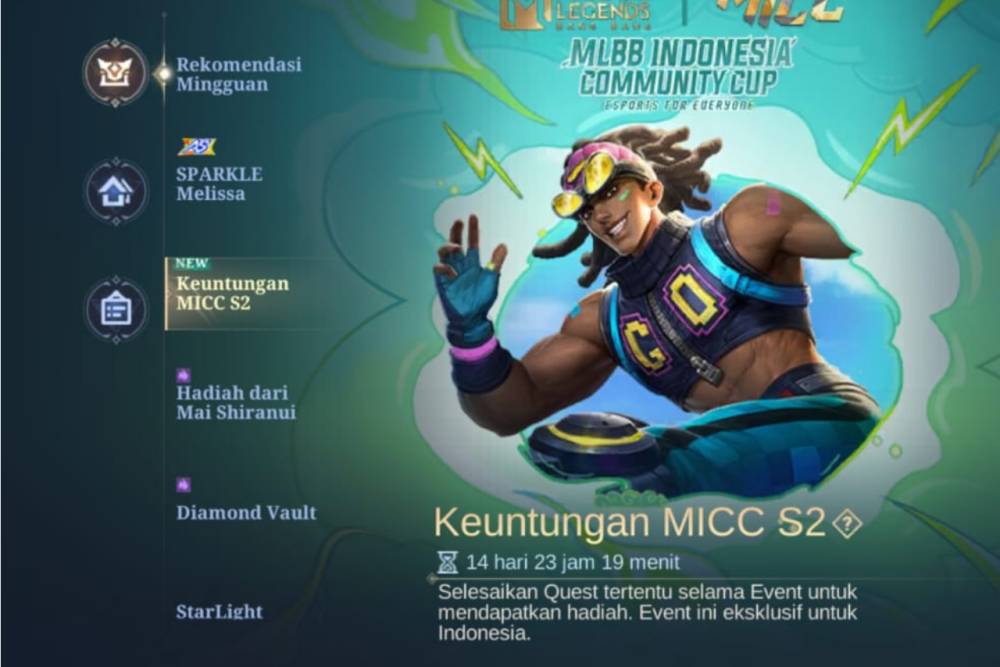 event Keuntungan MICC S2 di Mobile Legends (dok. Moonton/Mobile Legends: Bang Bang)