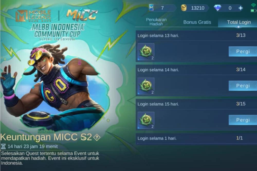 event Keuntungan MICC S2 di Mobile Legends (dok. Moonton/Mobile Legends: Bang Bang)