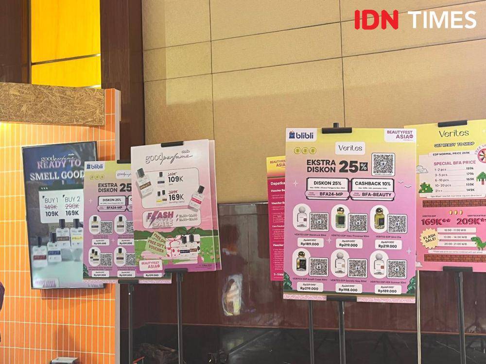 BeautyFest Asia (BFA) 2024 day 1 (3 Mei 2024) di Ritz-Carlton Pacific Place, Jakarta (IDN Times/Nisa Zarawaki)