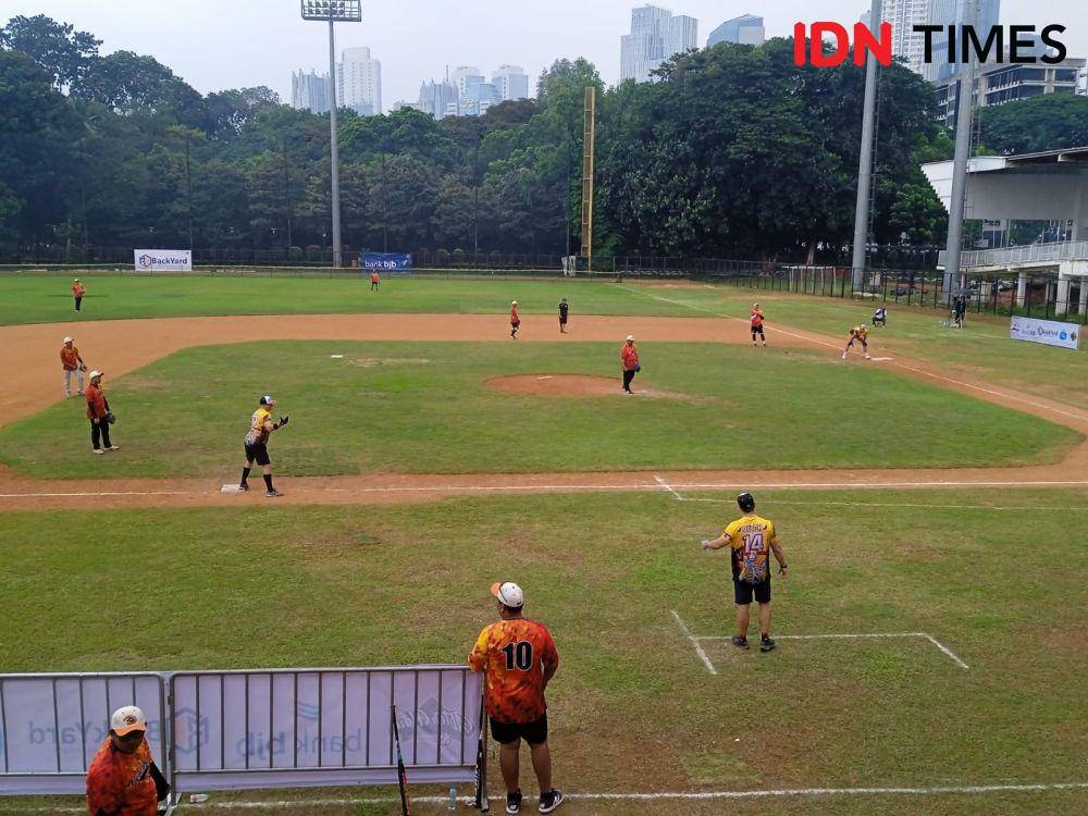 Jakarta International Slowpitch Tournament resmi digelar. (IDN Times/Sandy Firdaus)