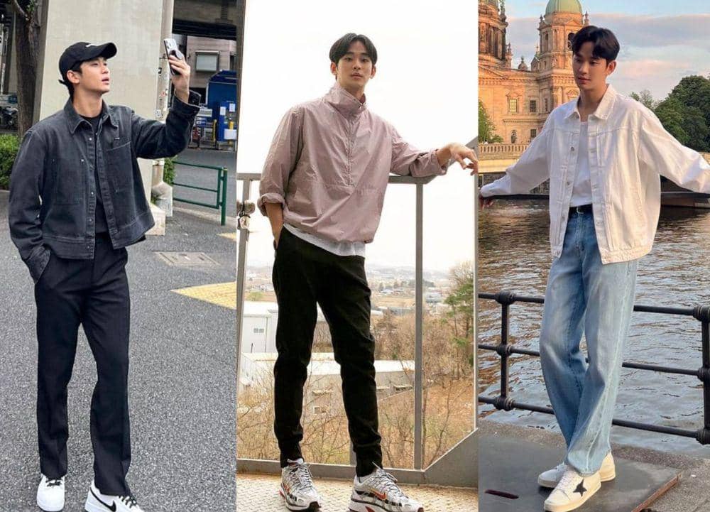 8 Ide OOTD Kasual buat Hangout Santai ala Kim Soo Hyun, Keren Maksimal