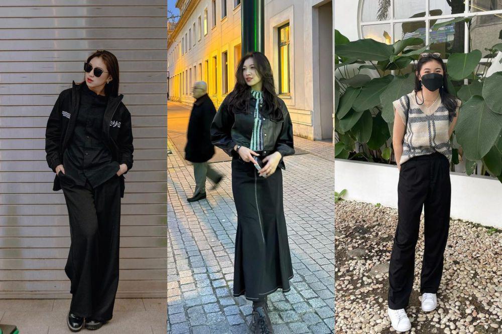 9 Padu Padan Outfit Hitam ala Shani Eks JKT48, Eye Catching!