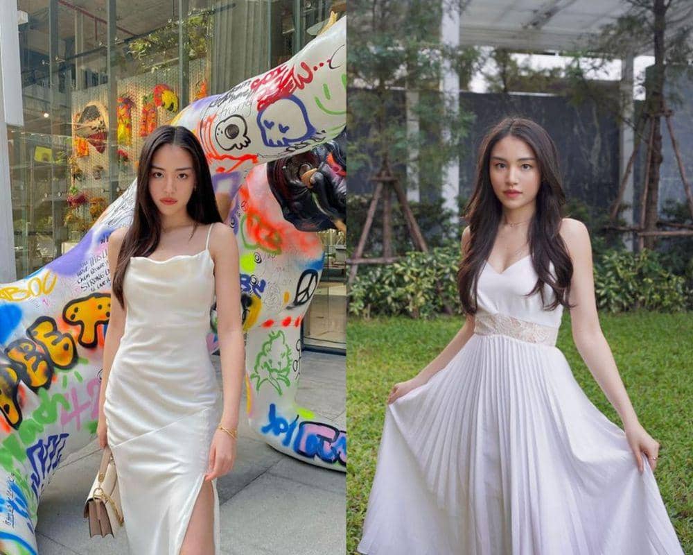 10 Referensi Dress Putih ala Jamie Juthapich, Stunning Abis!