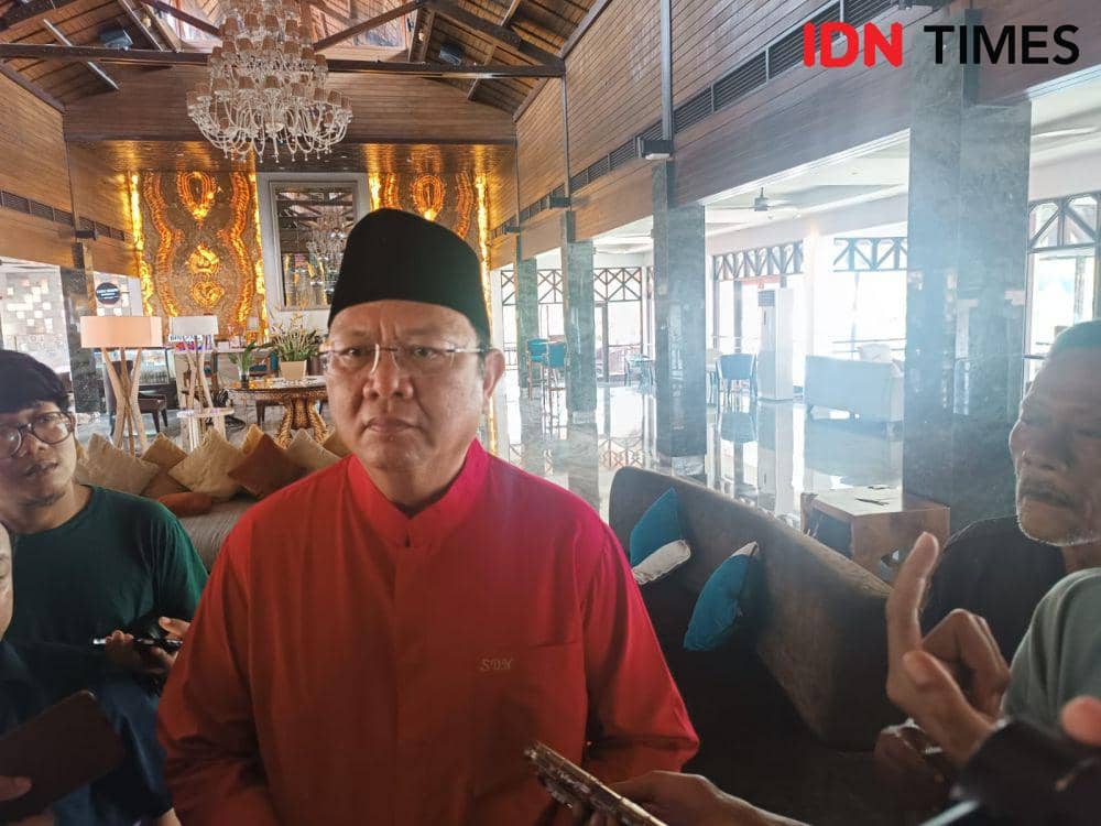 Ketua DPD PDI Perjuangan Provinsi Lampung, Sudin. (IDN Times/Tama Yudha Wiguna).