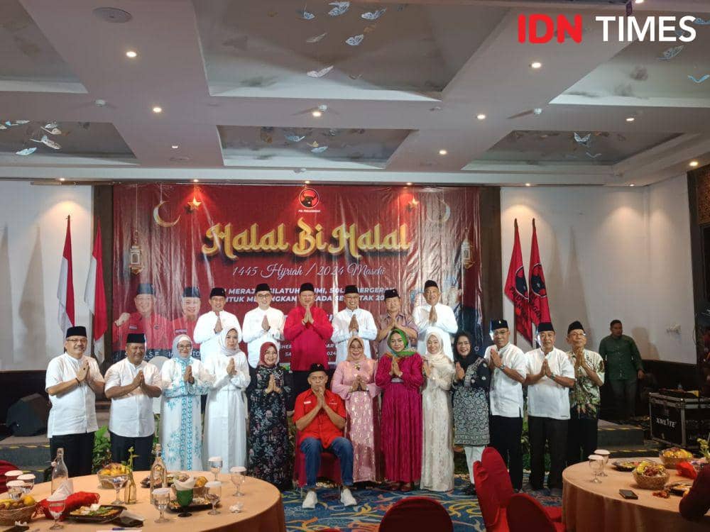 Halal Bihalal, PDIP Lampung Dorong Kader Terbaik Maju Pilkada 2024