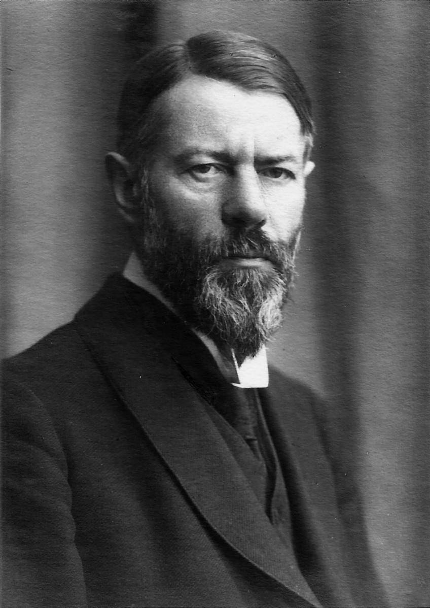 potret Max Weber pada tahun 1918 (commons.m.wikimedia.org/Ernst Gottmann)