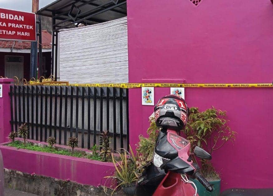 Ada Unsur Pidana, Polisi Segel Tempat Praktik Bidan di Prabumulih