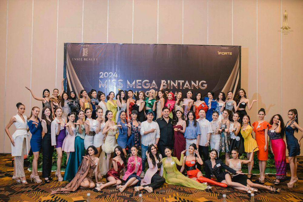 Potret Kompilasi Hari Pertama Miss Mega Bintang Indonesia 2024 (Instagram.com/yayasanduniamegabintang)