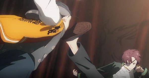 Suo menghentikan Kanuma dengan tendangannya ( Dok. CloverWorks / Wind Breaker )