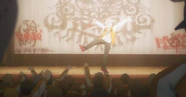 Tomiyama membuka pertarungan Bofurin vs Shishitoren ( Dok. CloverWorks / Wind Breaker )